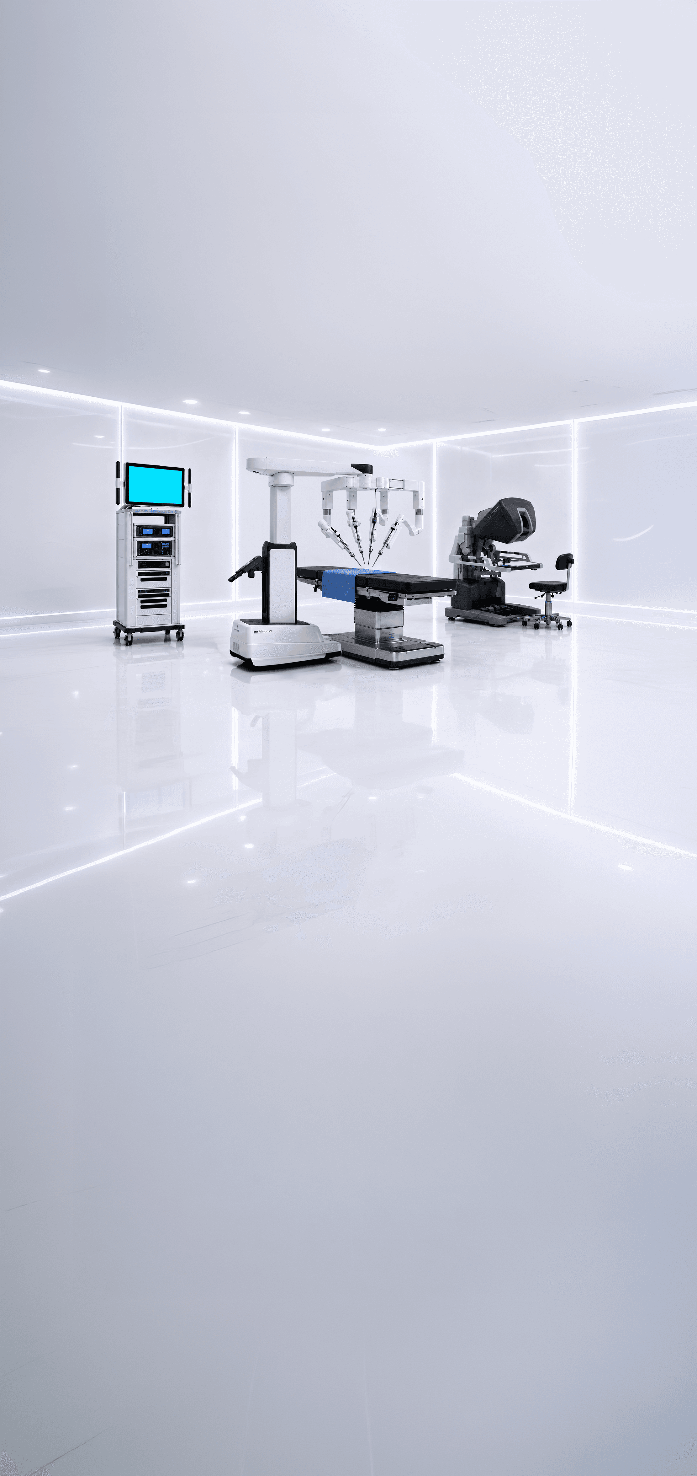 Da Vinci Xi robotic surgical system in a modern operating theatre