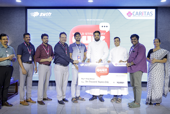 Caritas Hosts State-Level Quiz to Mark World Stroke Day